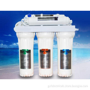 5 Stage Reverse Osmosis Water Purifier with 50G Reverse Osmosis Membrane Commercial RO Water Purifier Home RO Filter Price